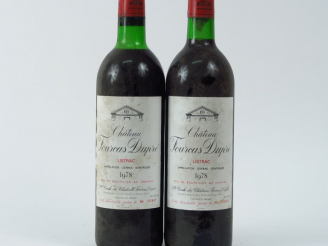 Vente aux enchères 2 BOUTEILLES CHÂTEAU FOURCAS DUPRE LISTRAC - 1978 - 1 LB-HEP