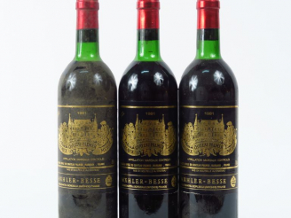 Vente aux enchères 3 BOUTEILLES CHÂTEAU PALMER GCC MARGAUX - 1981 - 3 LB