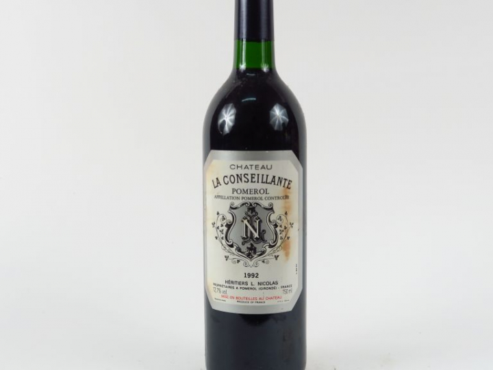 1 BOUTEILLE CHÂTEAU LA CONSEILLANTE POMEROL - 1992 - BG