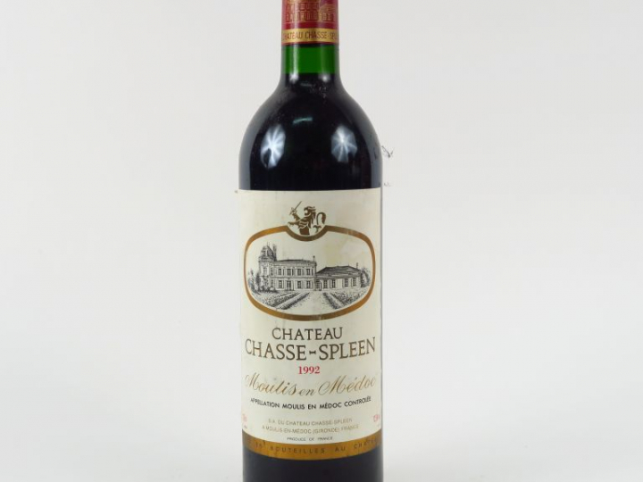 1 BOUTEILLE CHÂTEAU CHASSE SPLEEN MOULIS - 1992