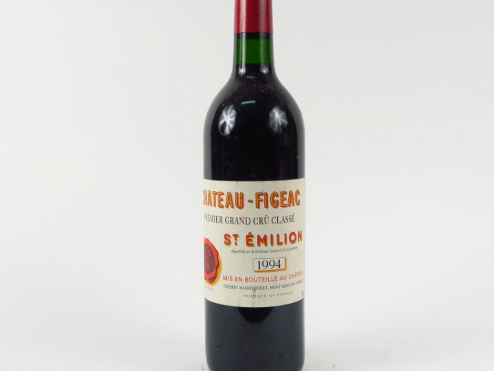 1 BOUTEILLE CHÂTEAU FIGEAC 1er GCC ST EMILION - 1994