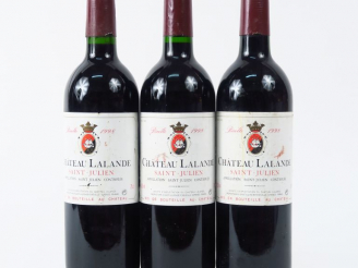 Vente aux enchères 3 BOUTEILLES CHÂTEAU LALANDE ST JULIEN - 1998