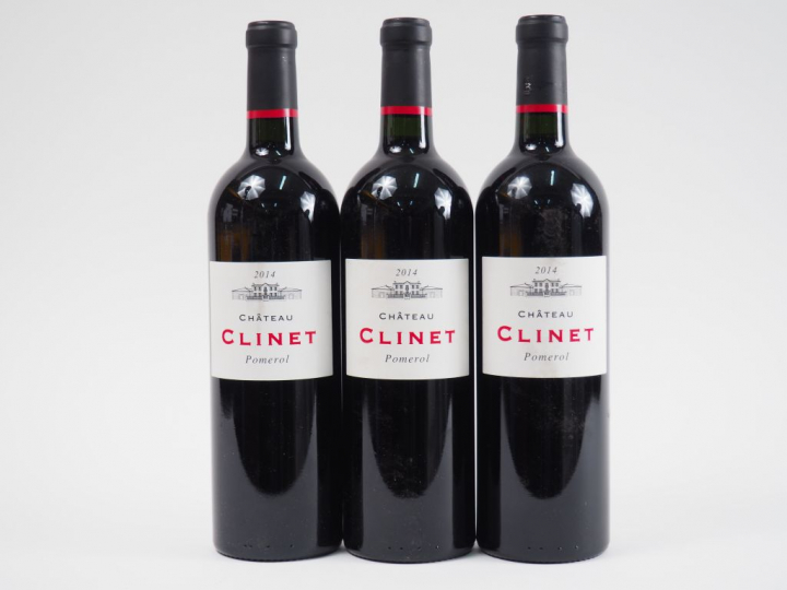 3 BOUTEILLES CHÂTEAU CLINET POMEROL - 2014
