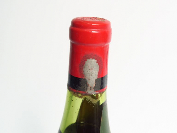 1 BOUTEILLE LA TACHE DOMAINE DE LA ROMANEE CONTI - 1955 - 3,7 CM/ETLT/