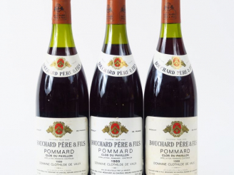 Vente aux enchères 3 BOUTEILLES POMMARD 'CLOS DU PAVILLON' DOMAINE CLOTHILDE DE VAUX BOUC