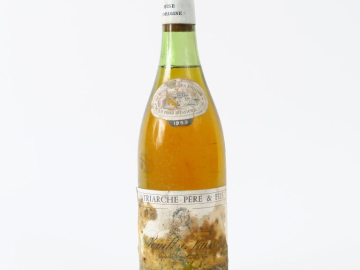 1 BOUTEILLE POUILLY FUISSE PATRIARCHE - 1959 - 3 CM/EA