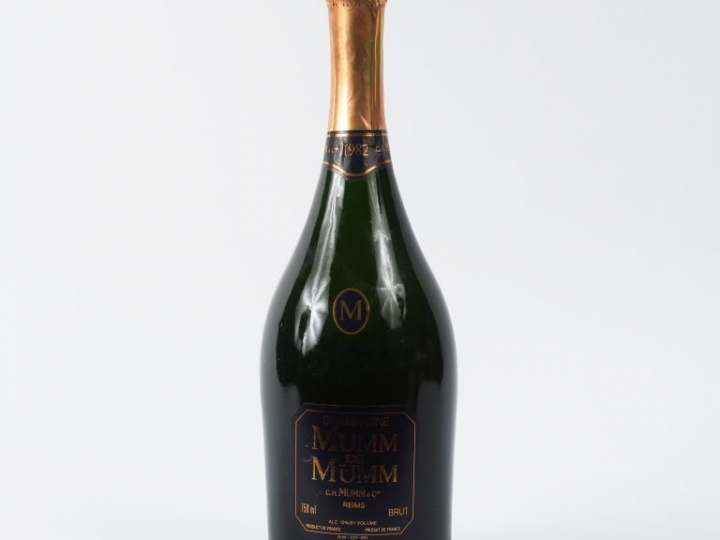 1 BOUTEILLE CHAMPAGNE MUMM DE MUMM - 1982 - COFFRET AB