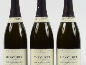 Vente aux enchères 3 BOUTEILLES CHAMPAGNE EGLY OURIET GC 'BLANC DE NOIRS' - PASSAGE EN CA