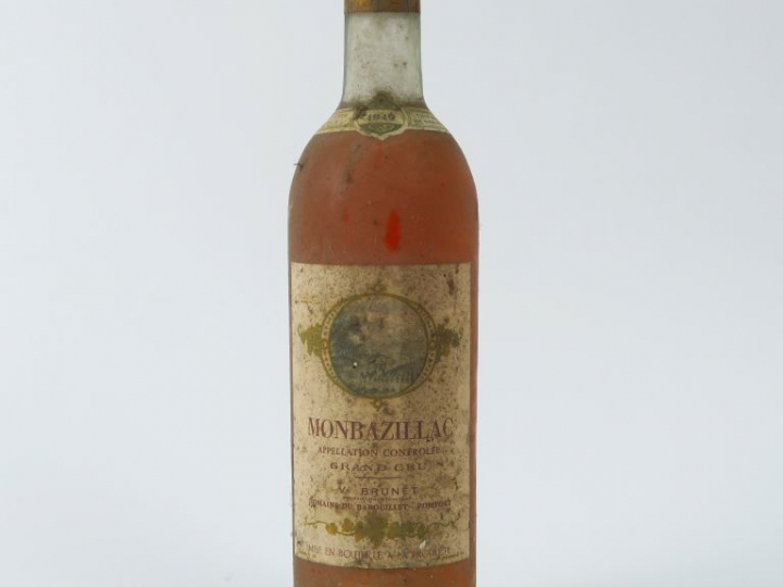 1 BOUTEILLE MONBAZILLAC GC V. BONNET - 1949 - BG/BS