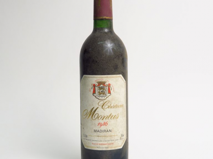 1 BOUTEILLE CHÂTEAU MONTUS MADIRAN - 1986 - BG+