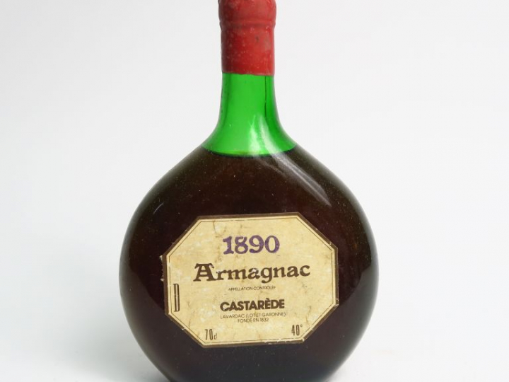 1 BOUTEILLE ARMAGNAC CASTAREDE - 1890