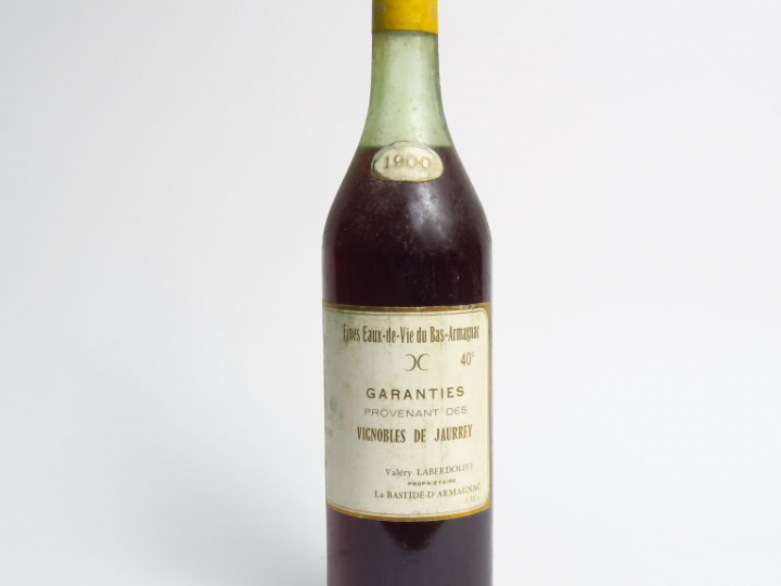 1 BOUTEILLE BAS ARMAGNAC DOMAINE DE JAURREY VALERY LABERDOLIVE - 1900