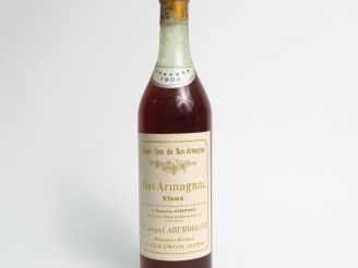 Vente aux enchères 1 BOUTEILLE BAS ARMAGNAC DOMAINE D'ESCOUBES JOSEPH LABERDOLIVE - 1904