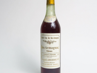Vente aux enchères 1 BOUTEILLE BAS ARMAGNAC DOMAINE D'ESCOUBES JOSEPH LABERDOLIVE - 1904
