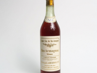 Vente aux enchères 1 BOUTEILLE BAS ARMAGNAC DOMAINE D'ESCOUBES JOSEPH LABERDOLIVE - 1904