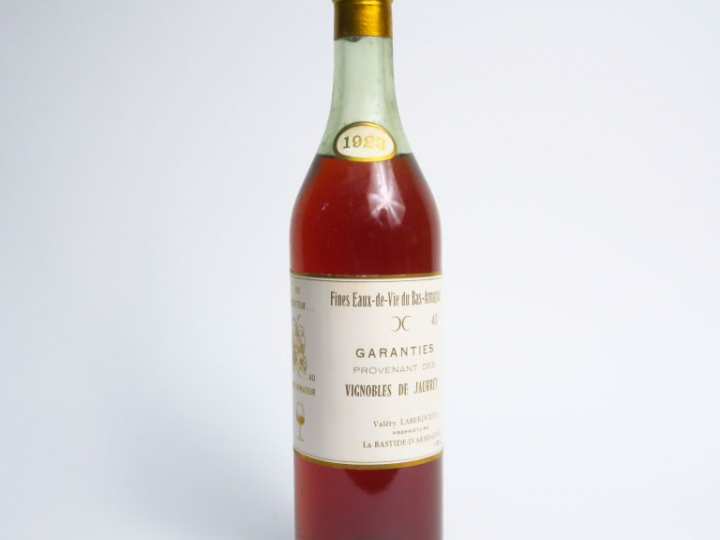 1 BOUTEILLE BAS ARMAGNAC DOMAINE DE JAURREY VALERY LABERDOLIVE - 1923