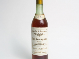 Vente aux enchères 1 BOUTEILLE BAS ARMAGNAC DOMAINE D'ESCOUBES JOSEPH LABERDOLIVE 43° - 1
