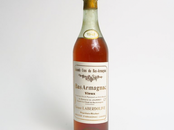 1 BOUTEILLE BAS ARMAGNAC DOMAINE DE JAURREY GERARD LABERDOLIVE - 1942