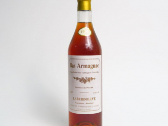 Vente aux enchères 1 BOUTEILLE BAS ARMAGNAC DOMAINE DU PILLON LABERDOLIVE 44° - 1970