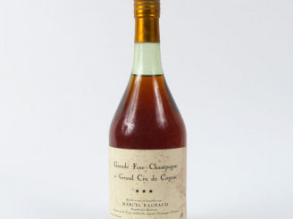 Vente aux enchères 1 BOUTEILLE GRANDE FINE CHAMPAGNE 1er GC COGNAC M. RAGNAUD