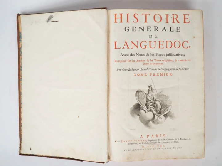 DEVIC et VAISSETTE. Histoire générale de Languedoc, avec des notes et 