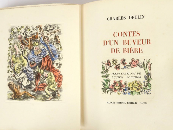 DEULIN (Charles). Contes d'un buveur de bière. Illustrations de Lucien
