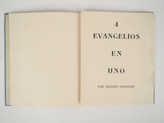 Vente aux enchères D'HALMAR (Augusto). 4 Evangelios en uno, avec une traduction française