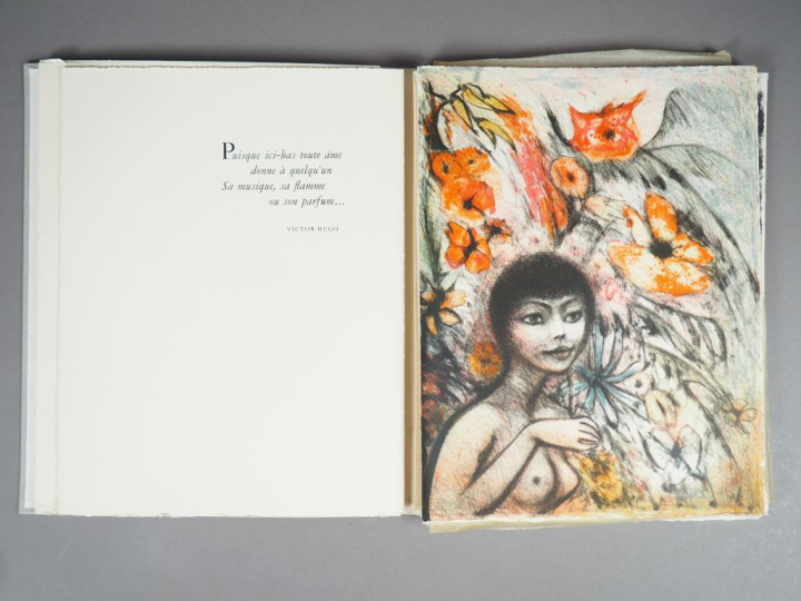 GOERG. (Edouard). Parfums. Textes choisis illustrés de lithographies o