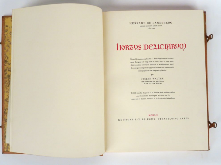 HERRADE DE LANDSBERG (Abesse du Mont Saint-Odile 1167-1195). HORTUS DE