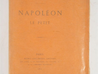 Vente aux enchères HUGO (Victor). Napoléon le petit. Paris, Michel Levy 1875. in-8, broch