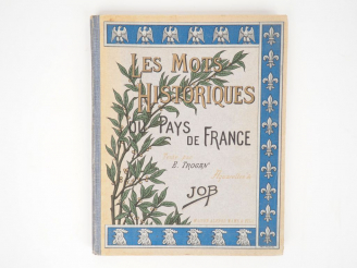 Vente aux enchères JOB. Les Mots historiques du pays de France. Texte par E. Trogan. Illu