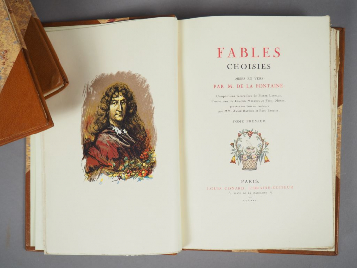 LA FONTAINE. Fables choisies  Edition illustrée par Malassis et Fred M