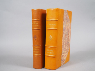 Vente aux enchères LA FONTAINE. Œuvres inédites recueillies par Paul Lacroix. Hachette, 1