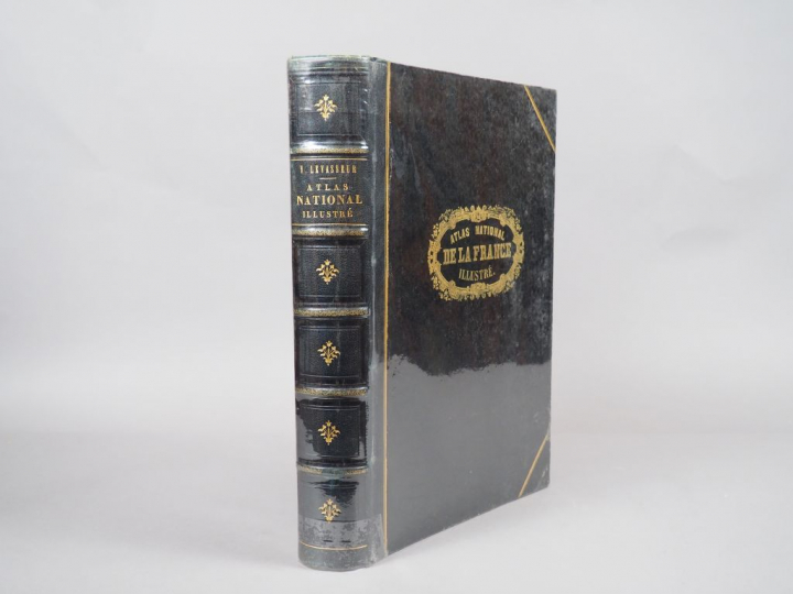 LEVASSEUR (V.). Atlas National Illustré des 86 départements et des pos