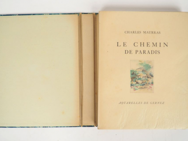 MAURRAS (Charles). Le chemin de Paradis. Aquarelles de GERNEZ. Paris, 
