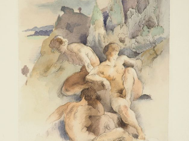 MAURRAS (Charles). Le chemin de Paradis. Aquarelles de GERNEZ. Paris, 