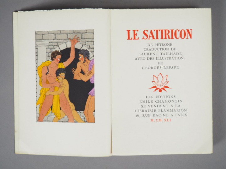 PETRONE. Le Satyricon. Traduit en français par Laurent Tailhade. Editi