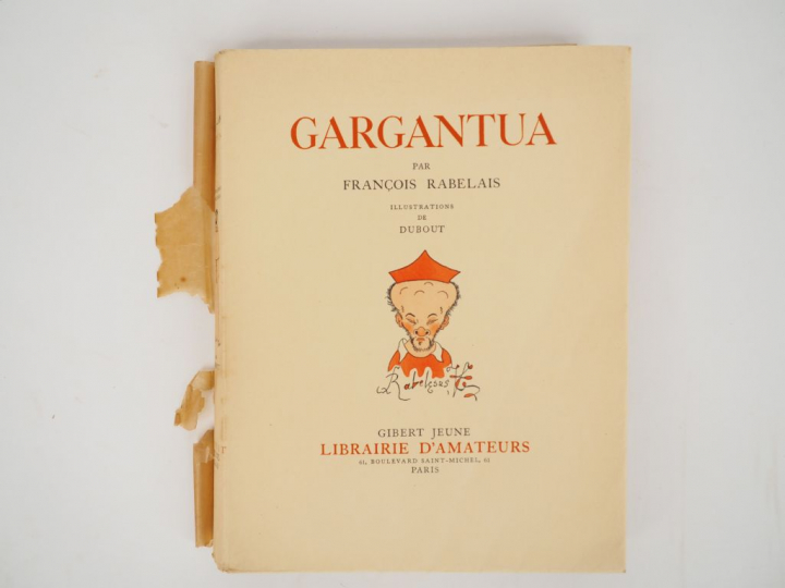 RABELAIS (François). Gargantua. Illustrations de DUBOUT. Paris, Librai