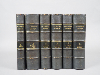 Vente aux enchères RACINET (A.). Le Costume historique. Types principaux du vêtement et d