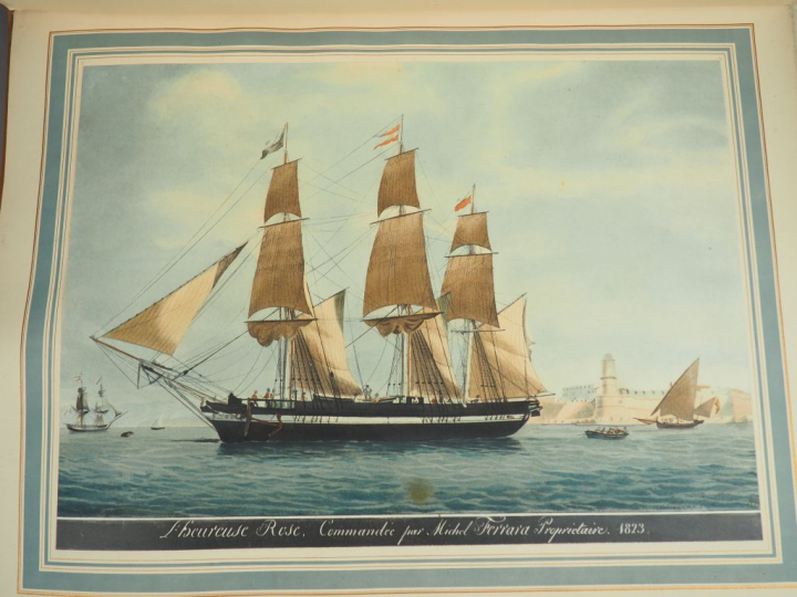ROUX (Antoine, de Marseille). Six aquarelles, présentation de Paul Cha
