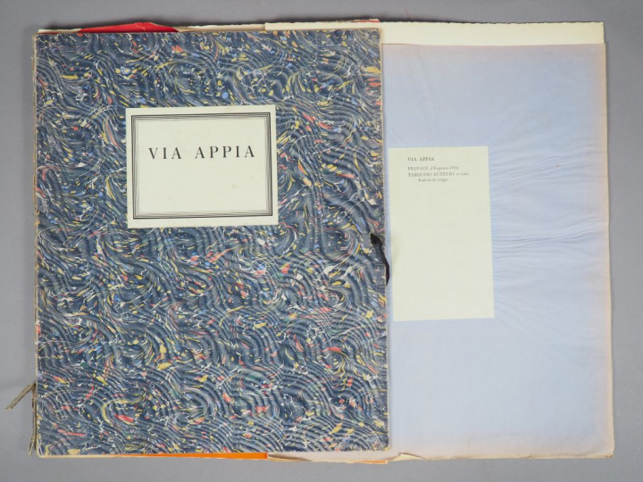 VIA APPIA. Quelques essais d'épigraphies lapidaires exposées au premie