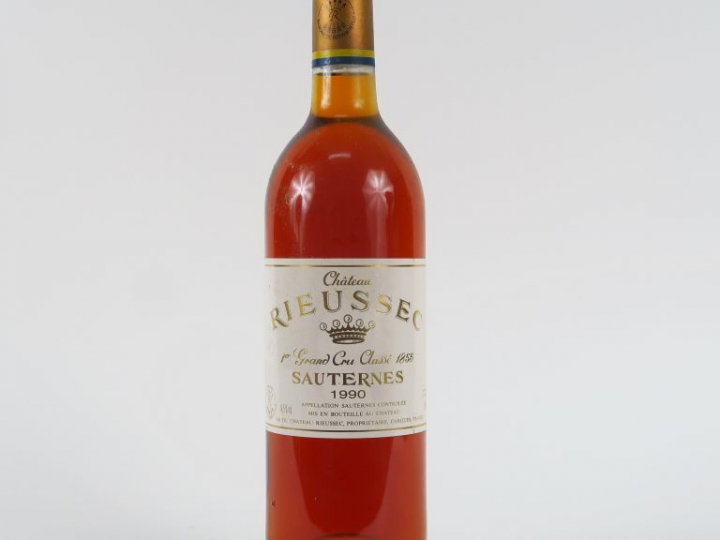 1 BOUTEILLE CHÂTEAU RIEUSSEC 1er CC SAUTERNES - 1990