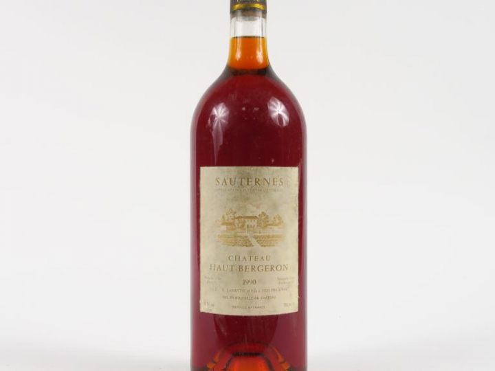 1 MAGNUM CHÂTEAU HAUT BERGERON SAUTERNES - 1990