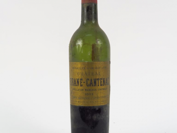 1 BOUTEILLE CHÂTEAU BRANE CANTENAC GCC MARGAUX - 1953 - TRES GRANDE VI