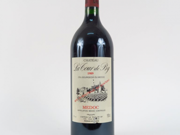 1 MAGNUM CHÂTEAU LA TOUR DE BY CB MEDOC - 1989