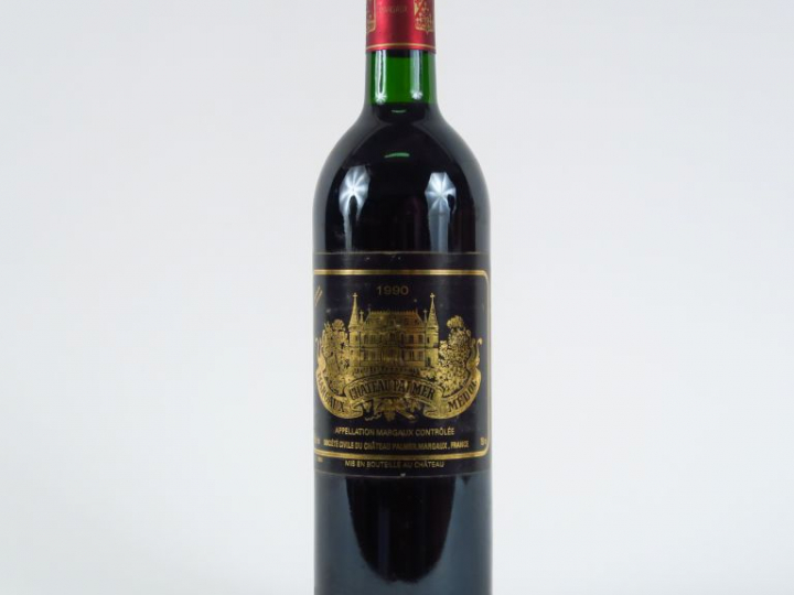 1 BOUTEILLE CHÂTEAU PALMER GCC MARGAUX - 1990 - BG+