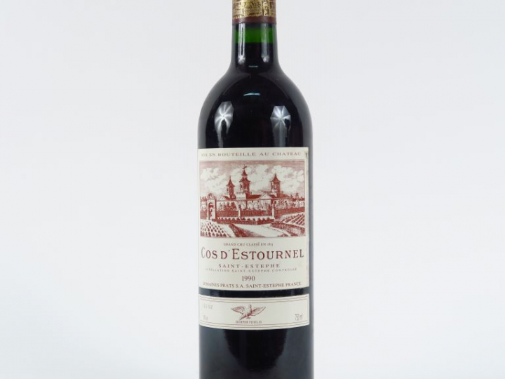 1 BOUTEILLE CHÂTEAU COS D'ESTOURNEL GCC ST ESTEPHE - 1990