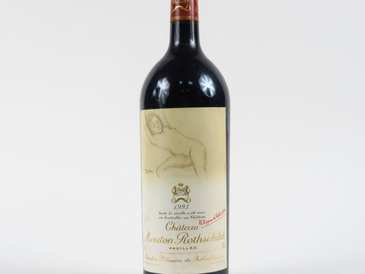 1 MAGNUM CHÂTEAU MOUTON ROTHSCHIILD 1er GCC PAUILLAC - 1993