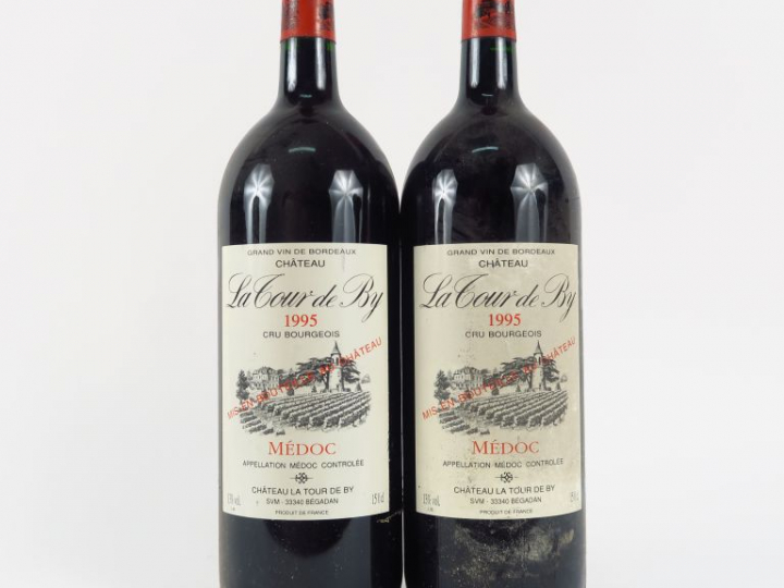 2 MAGNUMS CHÂTEAU LA TOUR DE BY CB MEDOC - 1995
