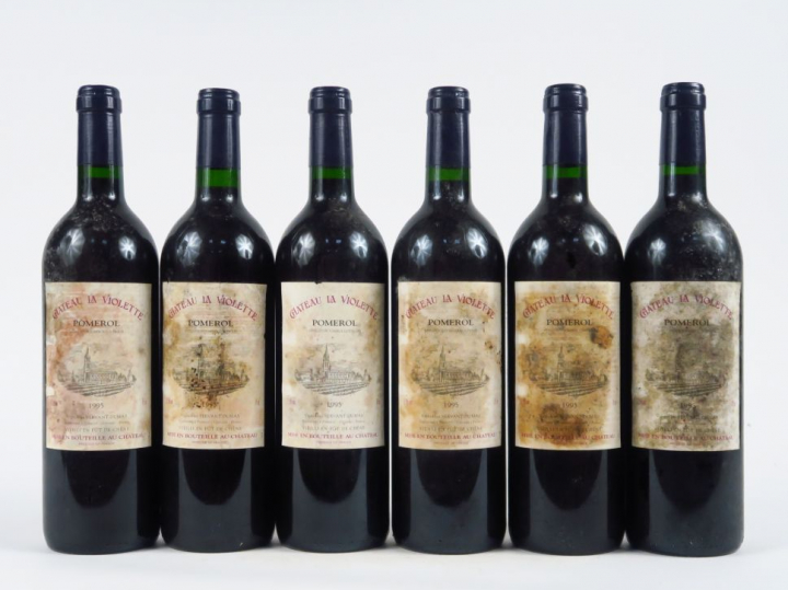 6 BOUTEILLES CHÂTEAU LA VIOLETTE POMEROL - 1995 - EA